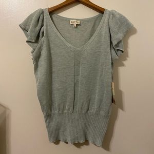 Mint color blouse